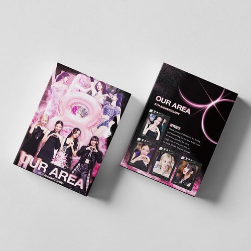 50 بطاقات فوتوكارد بلاك بينك