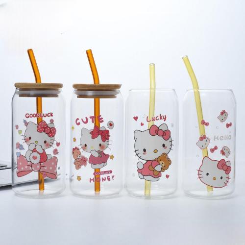 أكواب زجاج شخصية هالوكيتي