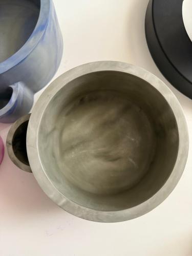 مستدير بعمق - لون عشوائي