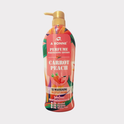 لوشن تفتيح البشرة بخلاصة الجزر والخوخ 500 مل من AB...