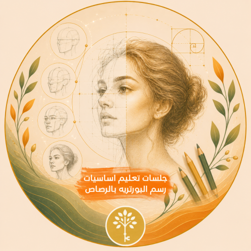 جلسات تعليم رسم البورتريه بالرصاص