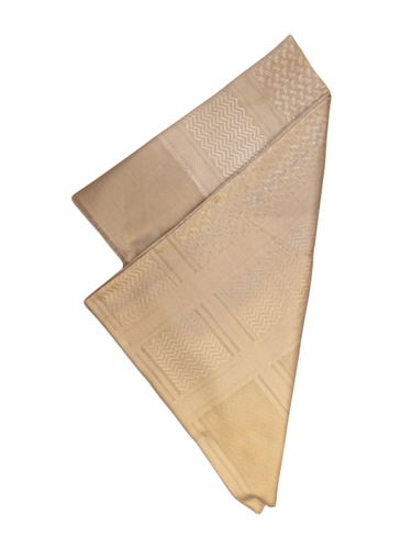 شال صوف كشميري بصراوي سوبر ترمه لون ابيض مع ارضية...