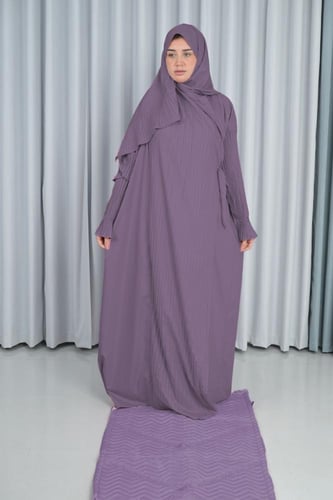 شرشف صلاة بكسرات أنيقة مشلح مع سجادة