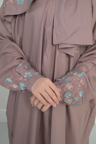 شرشف صلاة بناتي مطرز وسجادة - سحّاب