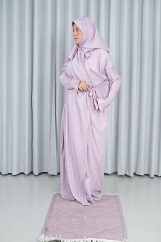 شرشف صلاة بكسرات أنيقة مشلح مع سجادة