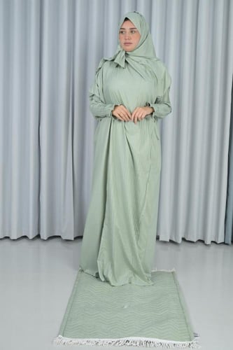 شرشف صلاة بكسرات أنيقة مشلح مع سجادة