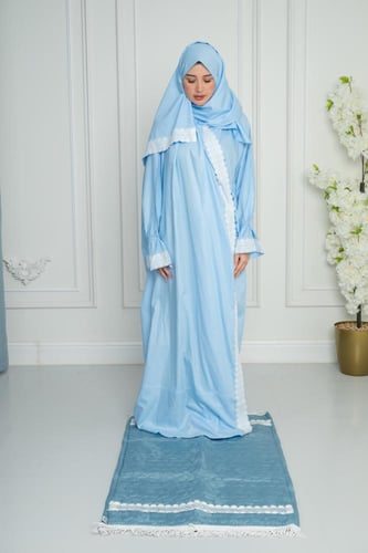 شرشف صلاة مشلح بكلف أنيقة مع سجادة