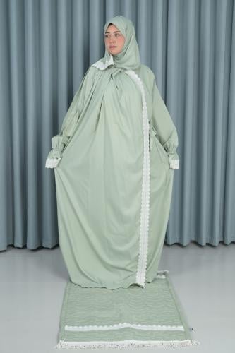 شرشف صلاة مشلح بكلف أنيقة مع سجادة