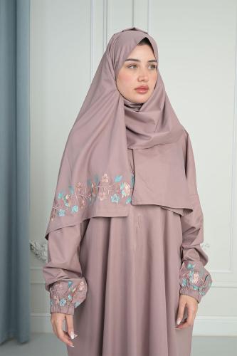 شرشف صلاة مطرز سحّاب وسجادة