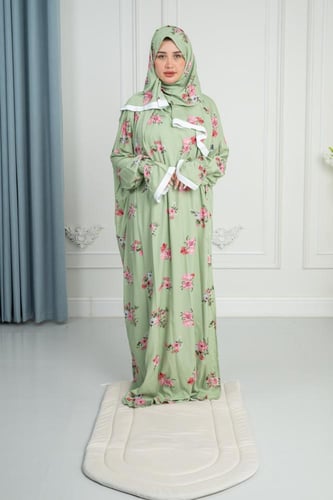 شرشف صلاة نسائي مشجر - مشلح