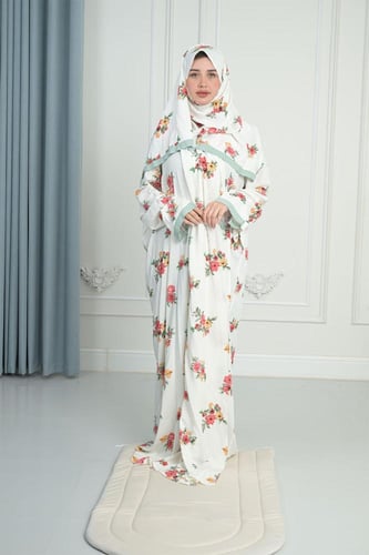 شرشف صلاة نسائي مشجر - مشلح