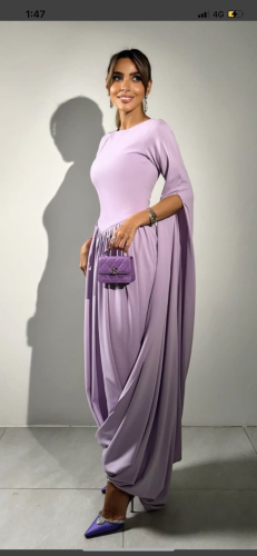 فستان موف صيفي