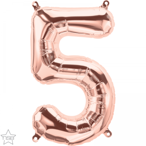 SMALL NUMBER ROSEGOLD (عدد 5 قطع) 5