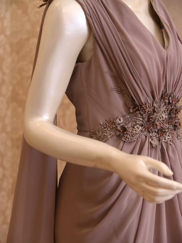 فستان شفون ناعم