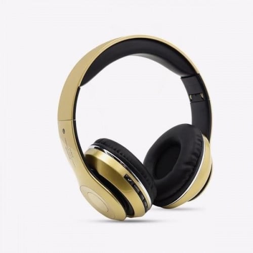 سماعة بلوتوث لاسلكية قابلة للطي موديل STN13 ذهبي