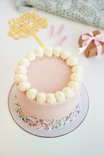 Happiness Naked Cake