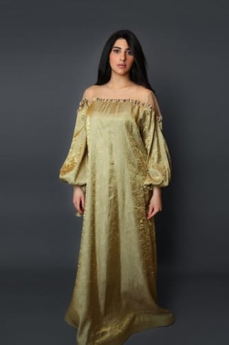 جلابيه ذهبي