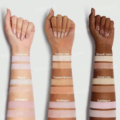 بودرة تثبيت الوجه والعينين من شيقلام - شفافة