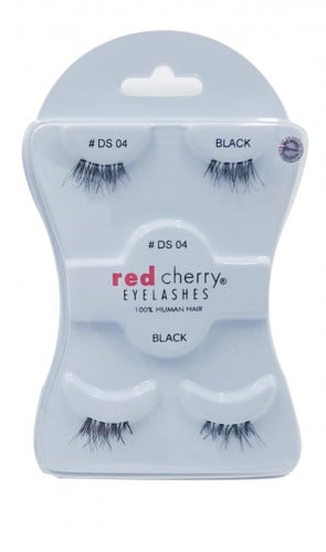 مجموعة رموش صناعية 2*1 ريد شيري - DS04