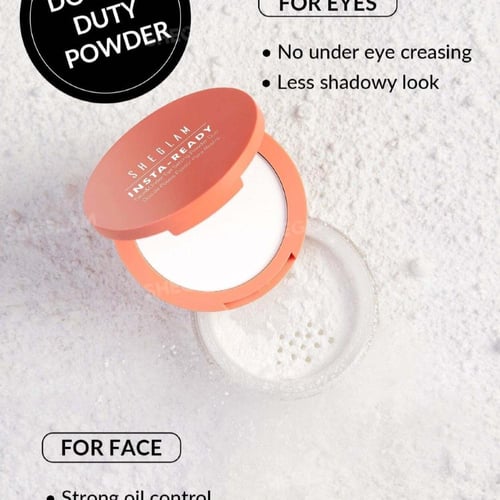 بودرة تثبيت الوجه والعينين من شيقلام - شفافة