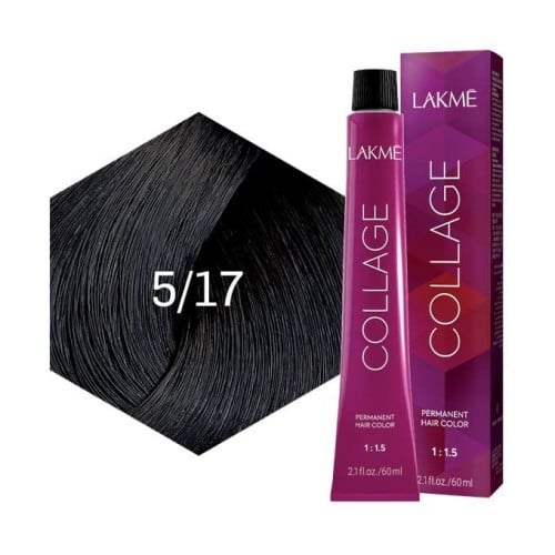 صبغة شعر كولاج من لاكمي - بني فاتح رمادي - 5/17