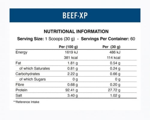 Beef XP بيف اكس بي بروتين