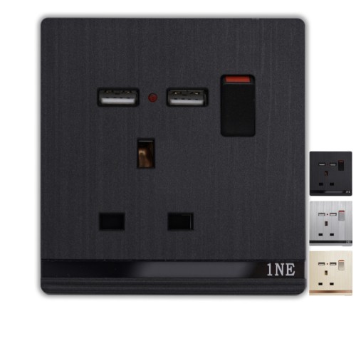 فيش 13 امبير+2 شاحن جوال 1NE المظلة MAZALLA