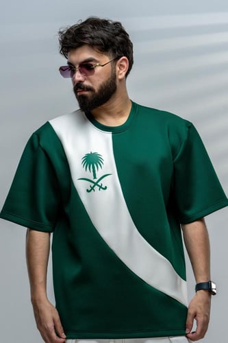 تيشرت اليوم الوطني اوفر سايز