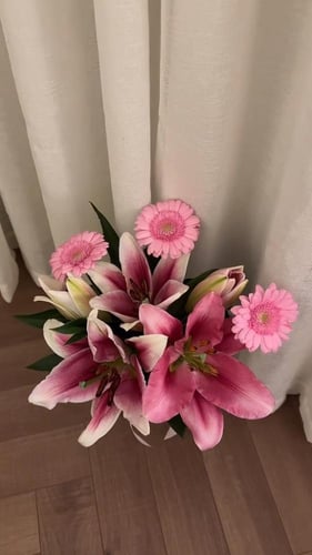 باقة ورد طبيعي