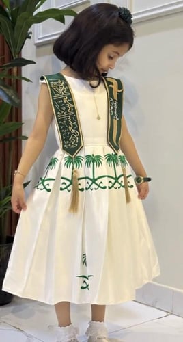 فستان اليوم الوطني بشكل جديد