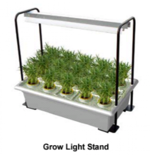 نظام زراعة مائية هوائي مع اضاءة زراعية