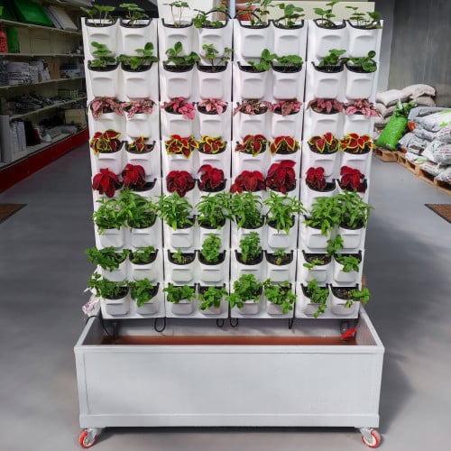 نظام جداري احواض ثنائية | 64 شتلة