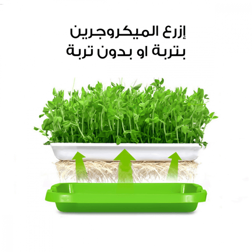 مجموعة صواني مكروجرين مع الستاند