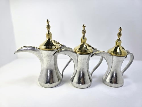 دلة حساوي طقم من 3 قطع