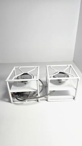 موقد رحلات عينين وسط - ابيض