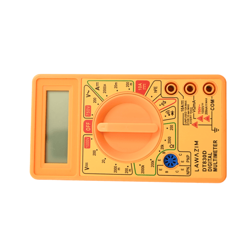 مقياس ترمو متر رقمي متعدد اصفر K10149 لوازم
