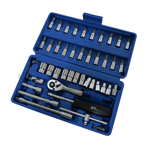 طقم حبات بكس 1/4-46 قطعة ETTO-046P