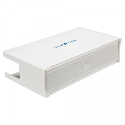 صندوق تخزين ادوات بلاستيك ابيض 15/28x6.8 سم 0723