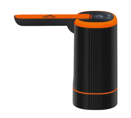 مضخة ماء شحن USB رأس بلاستيك قابل لطي HCX-W077