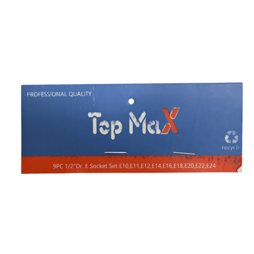 طقم حبات توركس 1/2 قصير 9 قطع TOP MAX