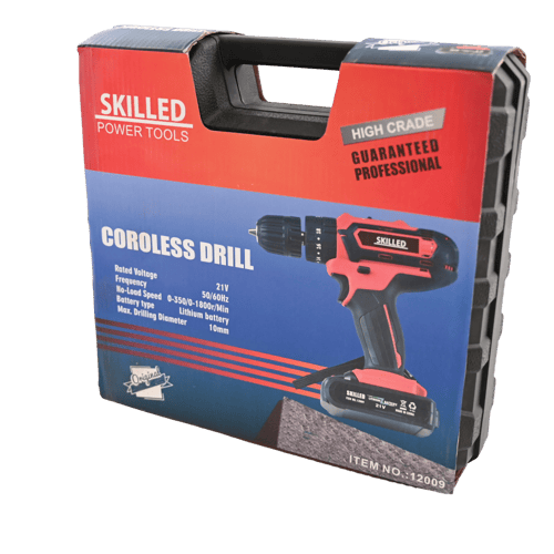 دريل شحن 2 بطارية ليثيوم Skiled21V