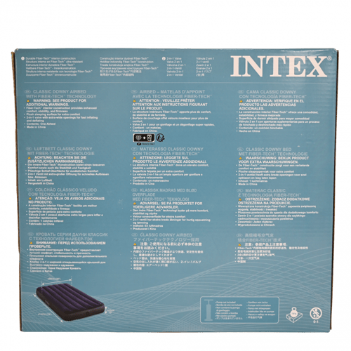 مرتبه هوائيه مقاس 25x99x191 سم مخمل ازرق