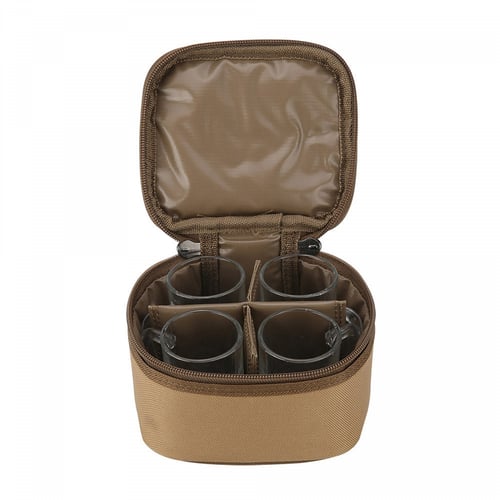 شنطة بيالات (4) مربعة كامله قماش كاكي SN10922-ND