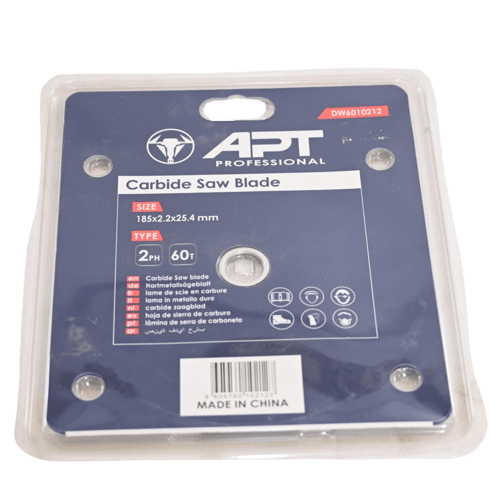 صحن قص خشب APT DW6010212 185MM Z60