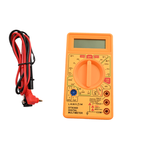مقياس ترمو متر رقمي متعدد اصفر K10149 لوازم