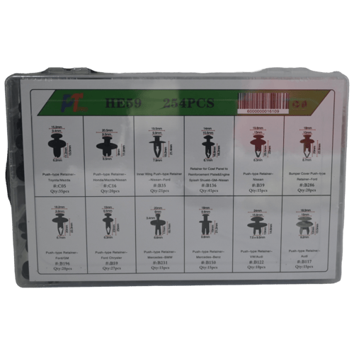 علبة كلبسات متنوعه HE59