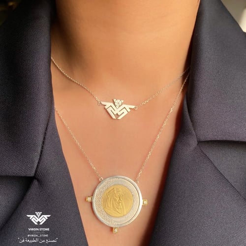 عُملة سعوديه من الفضه الاسترليني عيار 952 ، و الفض...