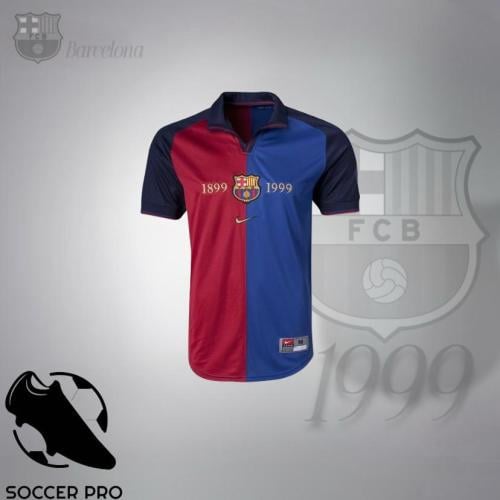 تيشيرت برشلونة كلاسيك 1999