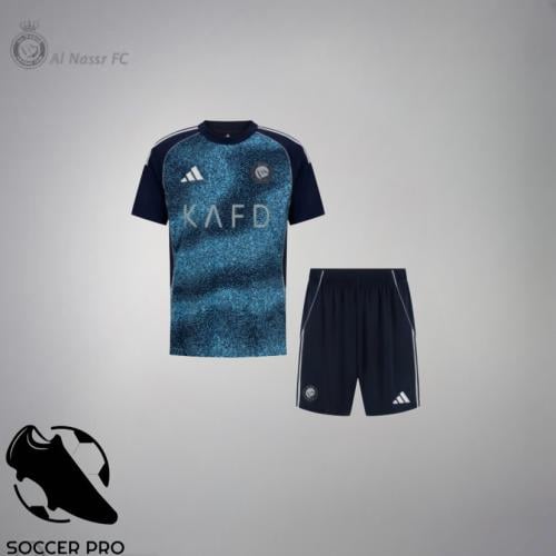 طقم النصر الكحلي (اطفال) 26\25
