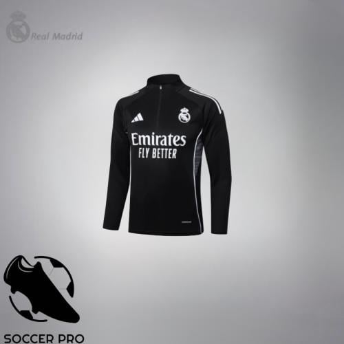 سويتر ريال مدريد اسود